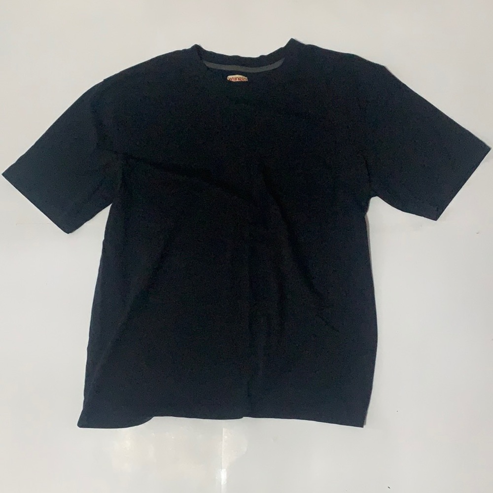 Wrangler Black Men’s Size XL T-Shirt Plain Pattern